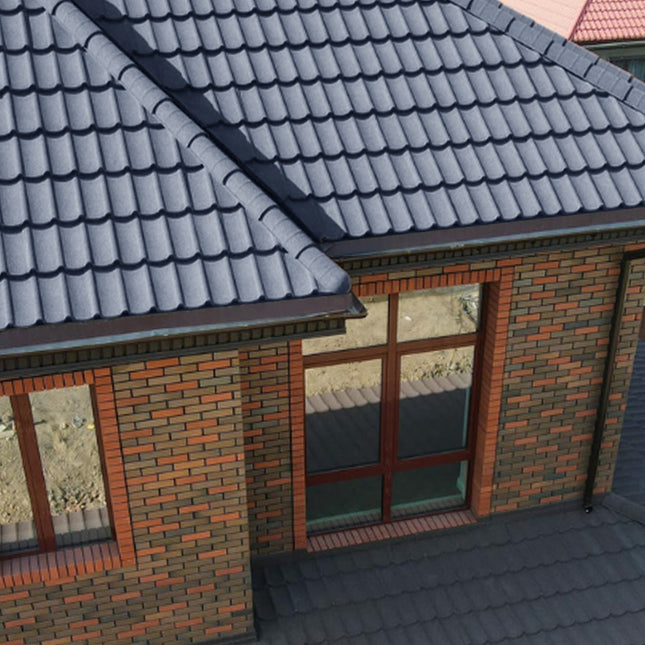 Tudor Tile Stone Coated Metal Roofing Shingles 5pcs