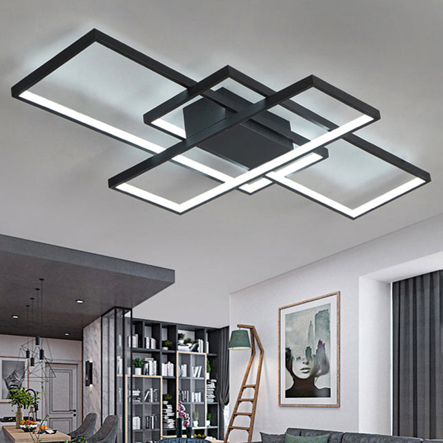 90/110Cm Semi-Flush Mount LED Ceiling Light