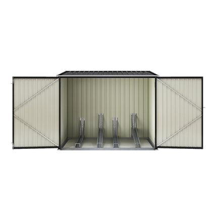 Galvanized Steel Bike Shed Bicycle Storage Shed
