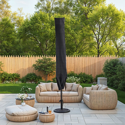 Outdoor Waterproof Umbrella Parasol Cover with Zipper