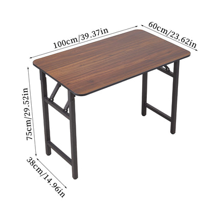 Walnut Folding Table with Double Spring Mechanism