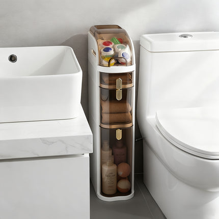 Plastic Tall Narrow Storage Cabinet