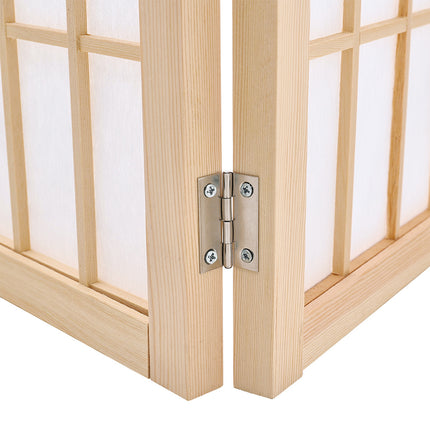 3 Panel Solid Wood Folding Room Divider Privacy Screen