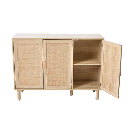 Three-Door Wooden Sideboard