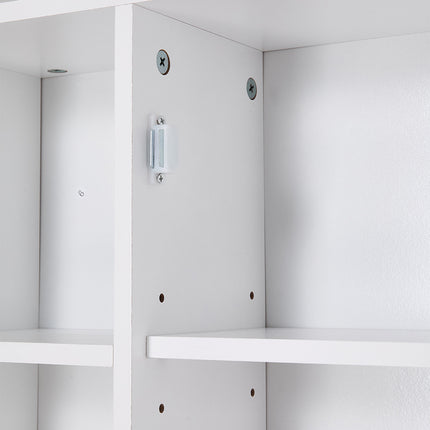 174cm Over The Toilet Bathroom Storage Cabinet with Mirror