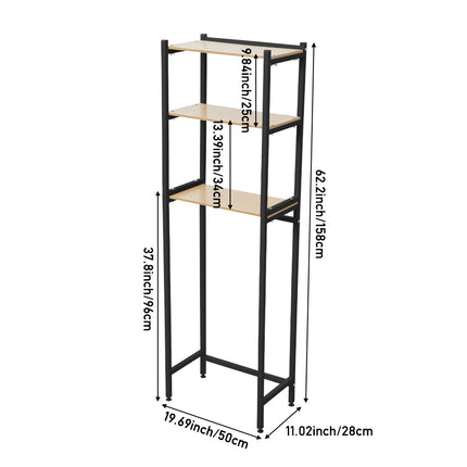 3-Tier Bathroom Storage Shelf Over Toilet