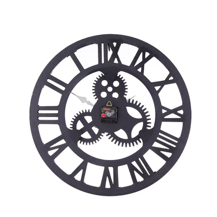 Industrial Large Retro Silent Wall Clock for Home Decor