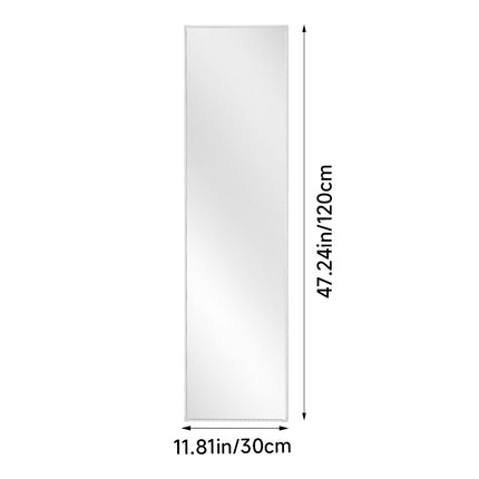 Modern Metal Frame Full Length Wall-Mounted Mirror