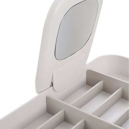 Off White Makeup Cosmetic Organizer