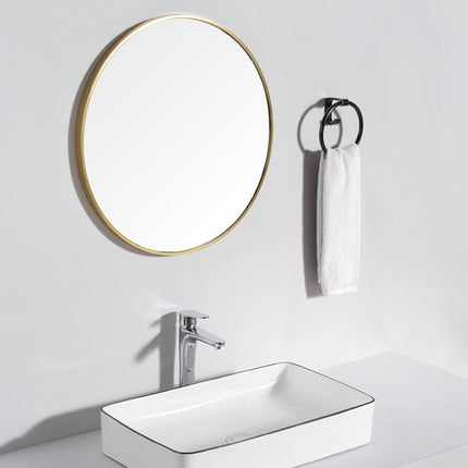 50cm Bathroom Mirror Gold Framed Wall Mirror