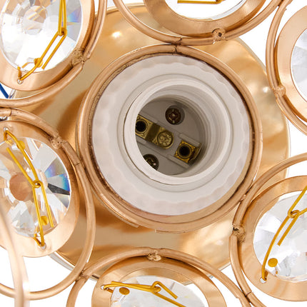 E27 Modern Crystal Ceiling Light