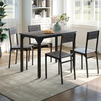 5-Piece Dining Table and Chairs Set
