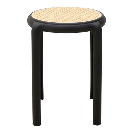 6Pcs Plastic Backless Stacking Stool Dining Chair