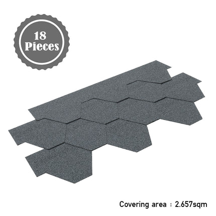 18Pcs Asphalt Shingles Bitumen Roofing