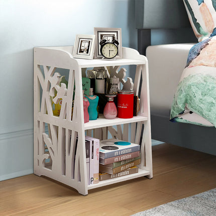 Modern Small White Bedside Table