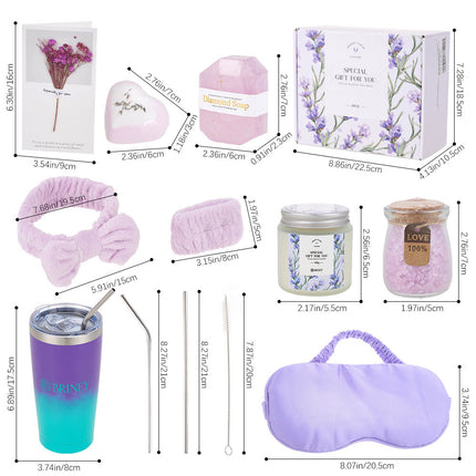 Lavender-Scented Spa Bath Gift Set