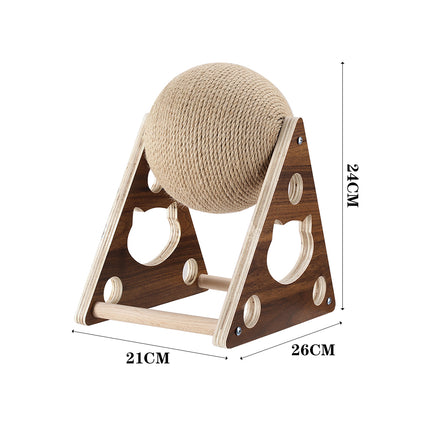 Cat Scratching Ball Natural Sisal Scratcher Pet Toy