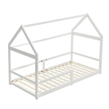 Kid’s Pine Wood House Bed