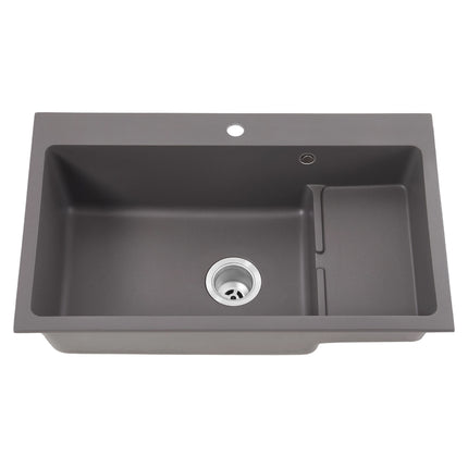 Modern Quartz Resin Composite Kitchen Sink with Waste Kit