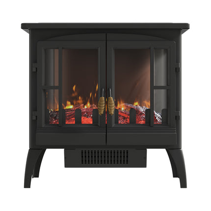 1000W/2000W Freestanding Electric Fireplace Heater