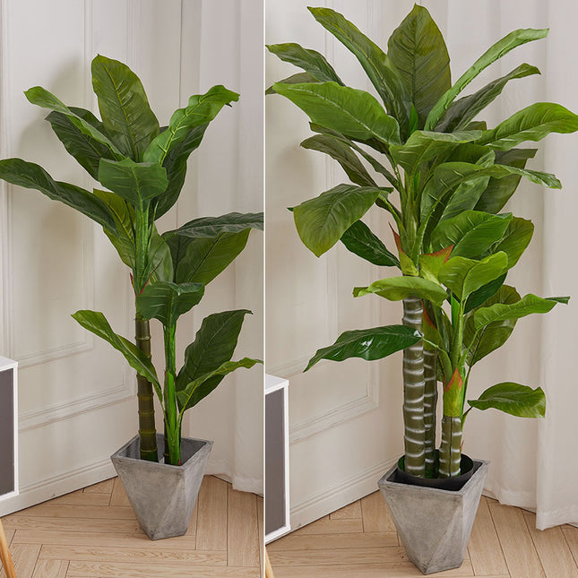 150cm Artificial Tropical Plant with Plastic Flowerpot Decoration