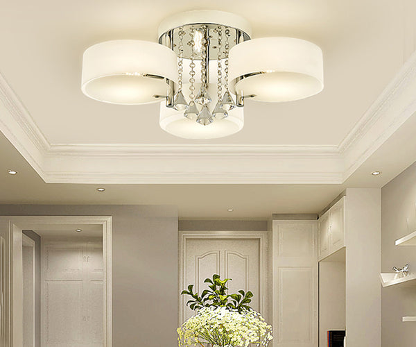 LED Crystal Ceiling Light Chandelier Lamp 3 Head