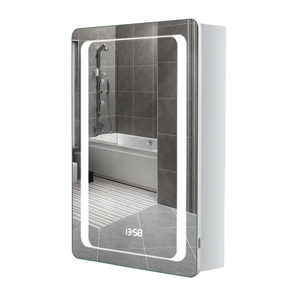 Rectangle Wall Mounted LED Mirror Cabinet