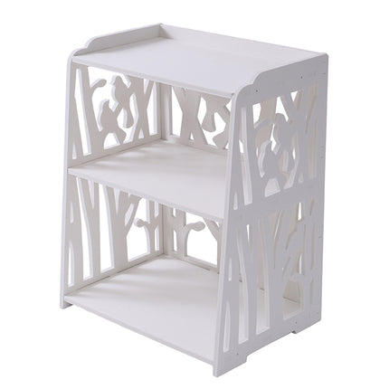 Modern Small White Bedside Table