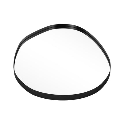 Irregularly Shaped Metal Framed Wall Mirror Decorative
