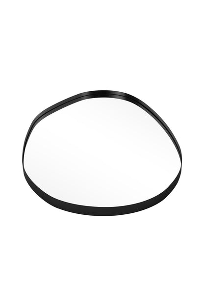 Irregularly Shaped Metal Framed Wall Mirror Decorative