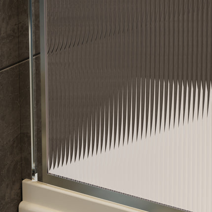 Fixed Framed Over Bath Shower Screen 80cm x 140cm