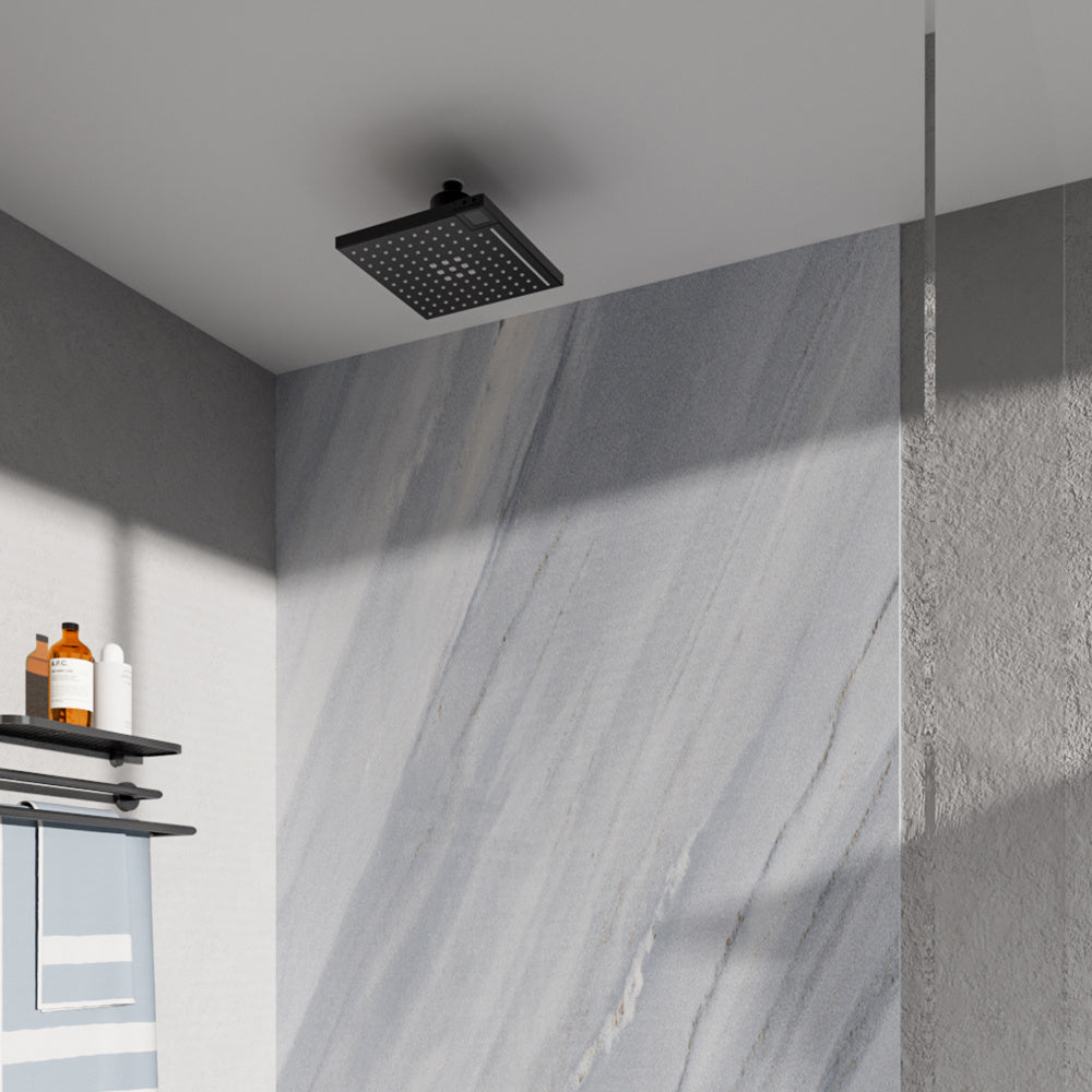 Large Smart Sensor Rain Shower Head with Digital Display – Bathroom Deco