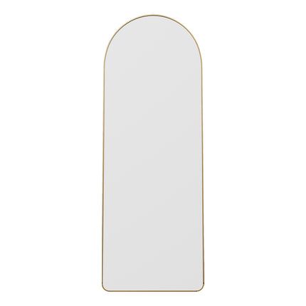 Modern Arched Metal Full Length Floor Mirror