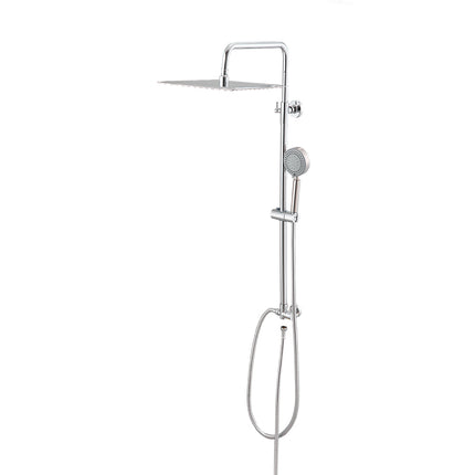 Chrome-Plated Bathroom Shower Riser Rail Kit