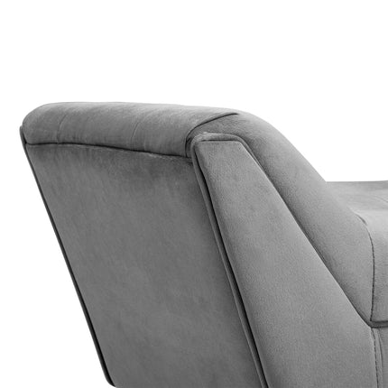 Tufted Velvet Buttoned Bench with Raised Arms