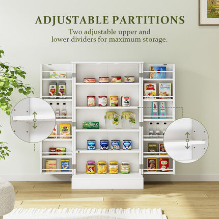 105cm H Freestanding Kitchen Pantry Storage Cabinet