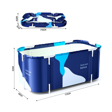 Foldable Soaking Bathtub for Indoor and Outdoor Use