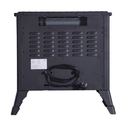 Freestanding Electric Fireplace Heater with Remote Control