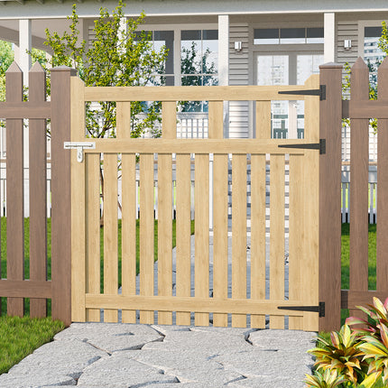 120x120cm Outdoor Wooden Garden Gate Fence Door