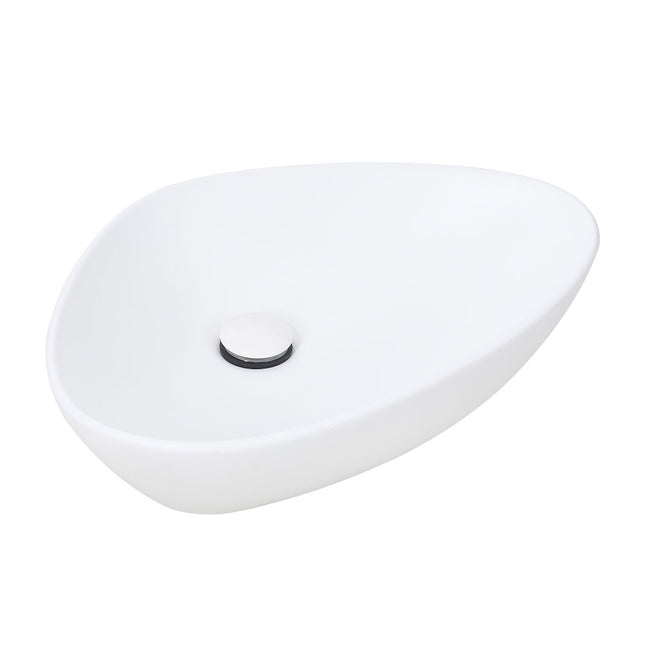 Ceramic Countertop Washbasin with Waste Kit