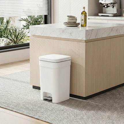Slim Rubbish Bin with Soft Close Lid