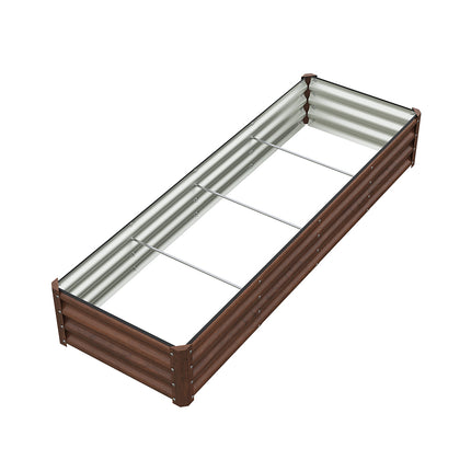 180cm x 60cm Rectangular Galvanized Steel Raised Garden Bed