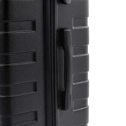 24" Hardshell Rolling Luggage Trolley Travel Case Black