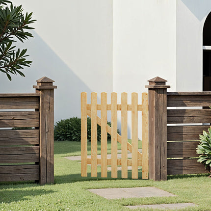 Garden Wood Fence Gate with Latch 90cm x 90cm