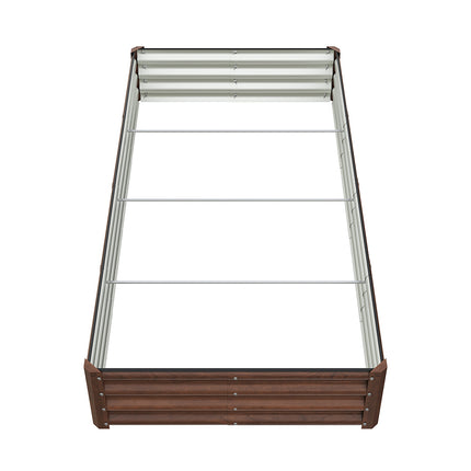 180cm x 90cm Rectangular Galvanized Steel Raised Garden Bed
