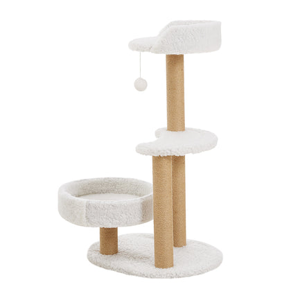 Padded Cat Tower with Sisal Scratching Post