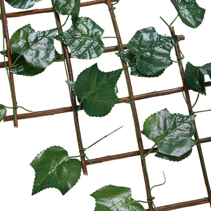 Grape Leaf Artificial Hedge Panel Decorative Panel