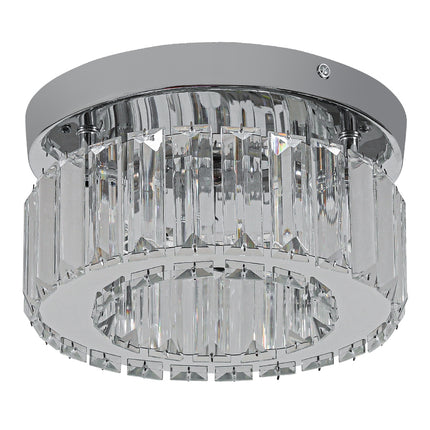 Modern Round Crystal Ceiling Light 20cm