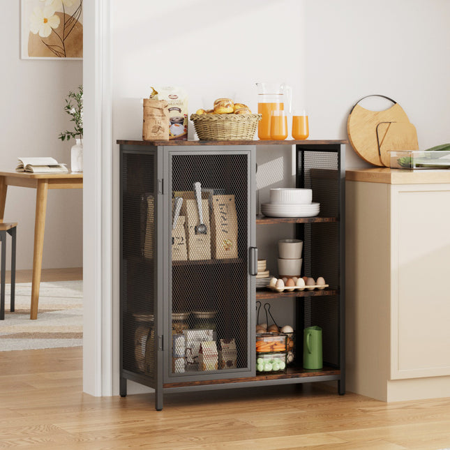 Industrial Sideboard Coffee Bar Cabinet