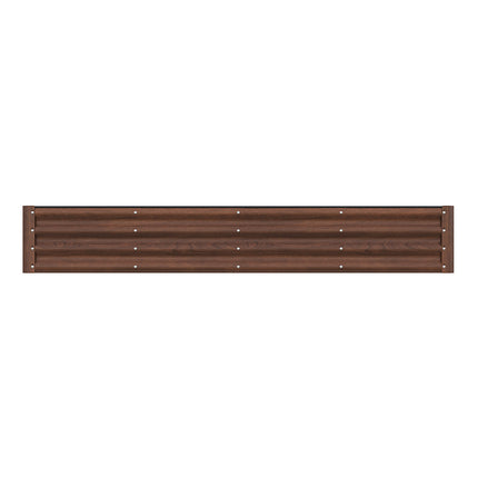 180cm x 60cm Rectangular Galvanized Steel Raised Garden Bed